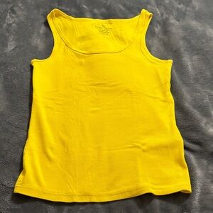 Faded Glory Bright Yellow Tank Top